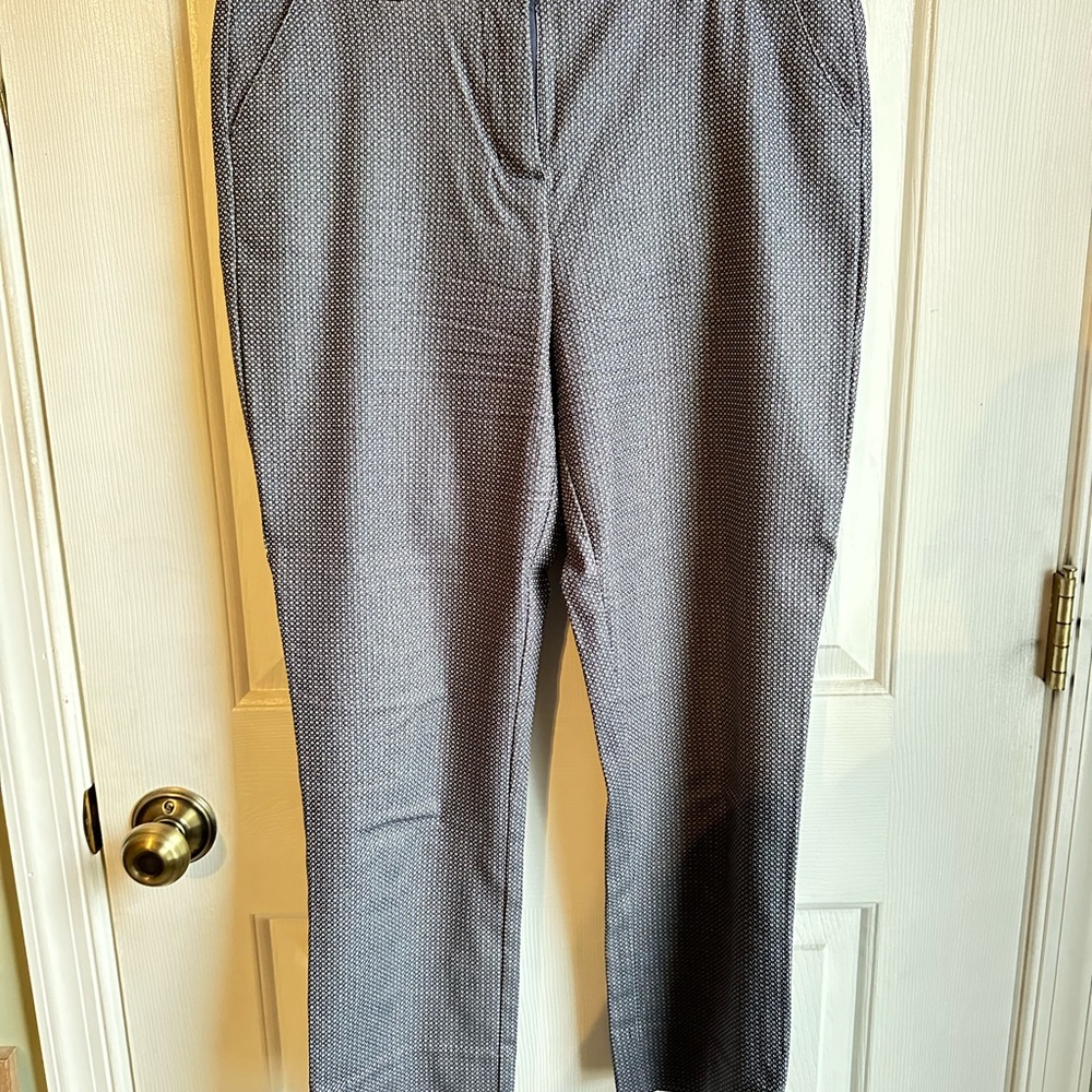 Maurices Navy Patterned Trousers